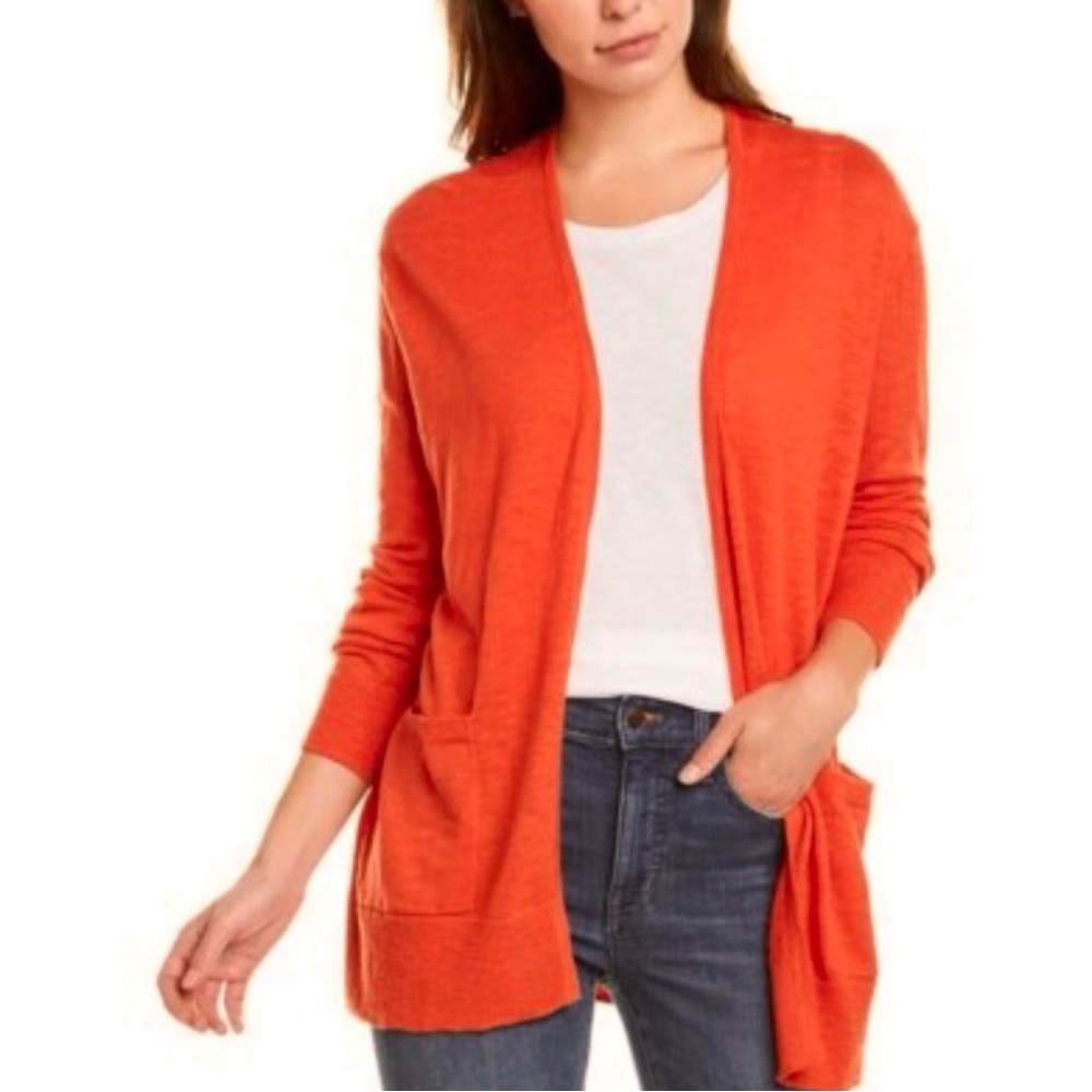 Madewell - Vibrant Red Women's Open Front Cardigan